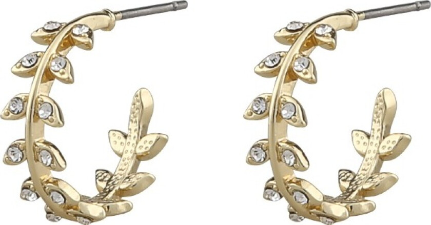 Snö Of Sweden Minna Small Earring Gold/Clear 15mm