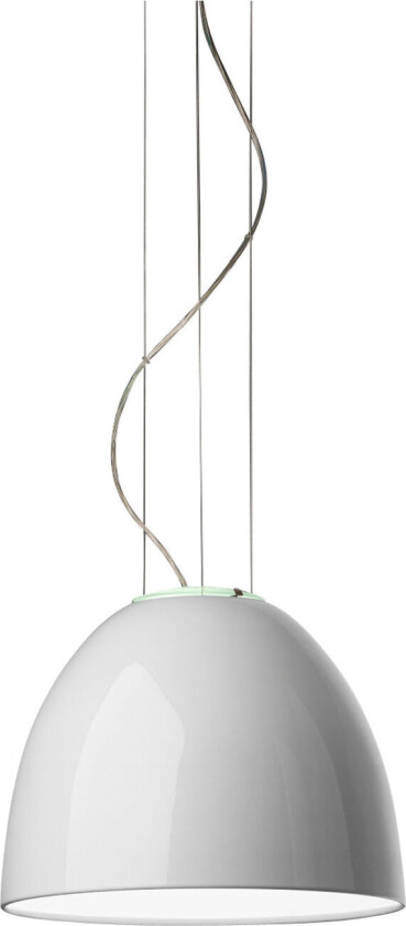 Nur Mini Gloss Pendellampa Blank Vit