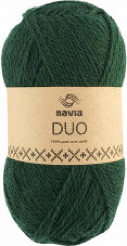 Duo Garn 240 Mørk Grønn