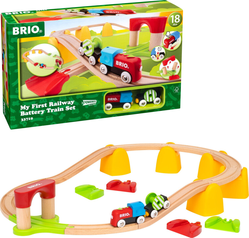 Bilde av - My First Railway Battery Operated Train Set (33710)
