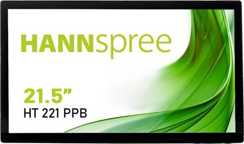 22" HANNspree HT 221 PPB - LED monitor - Full HD (1080p) - 22" - 4 ms - Skjerm
