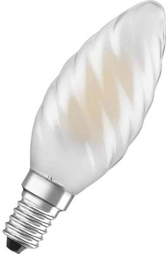 LED-lyspære Comfort Candle 3,4W/927 (40W) Frosted Dimmable E14