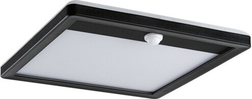- Lamina Utendørs Vegg-/Taklampe w/Sensor Square SWR Black
