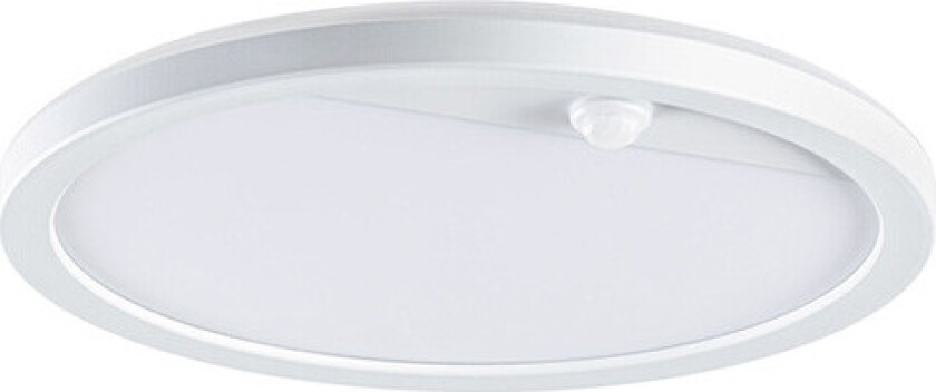 - Lamina Utendørs Vegg-/Taklampe w/Sensor Round SWR White