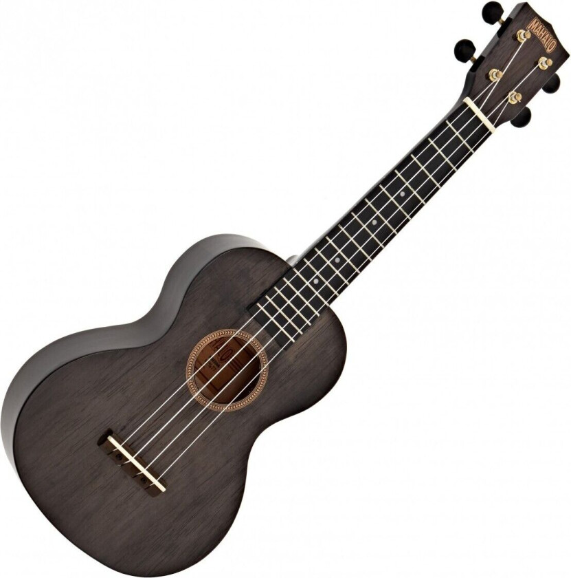 Hano Concert Ukulele Trans Black Finish