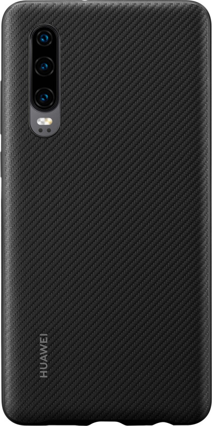 Huaweo P30 PU-deksel (sort)
