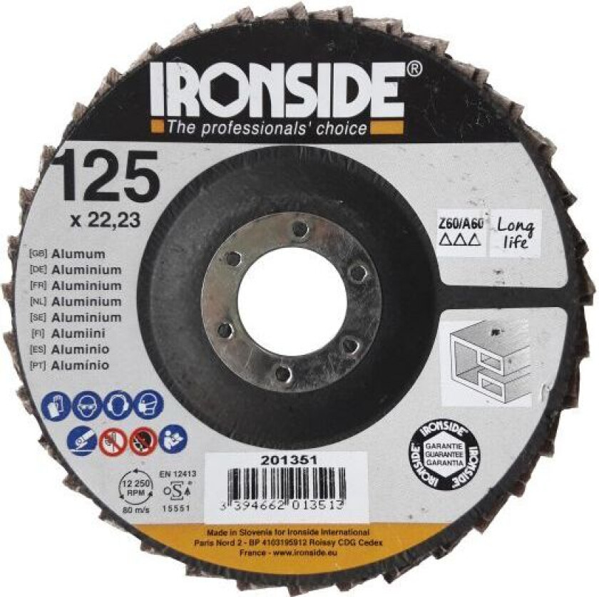 201351 Lamellrondell aluminium Z60