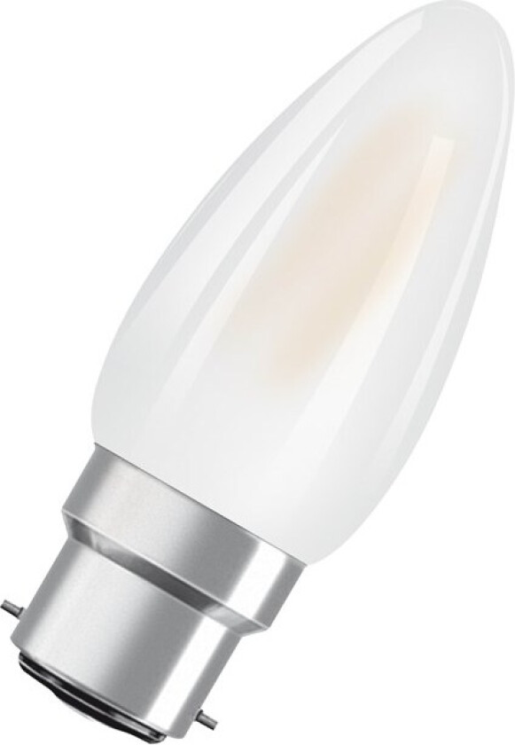 LED-lyspære Comfort Candle 3,4W/927 (40W) Frosted Dimmable B22d
