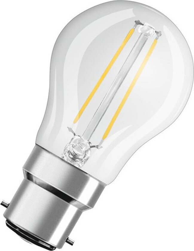 LED-lyspære Mini-ball 4W/827 (40W) Clear B22d