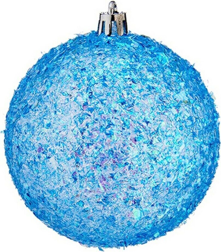 Juletrekuler à 8 cm 6 nummer Blå PVC