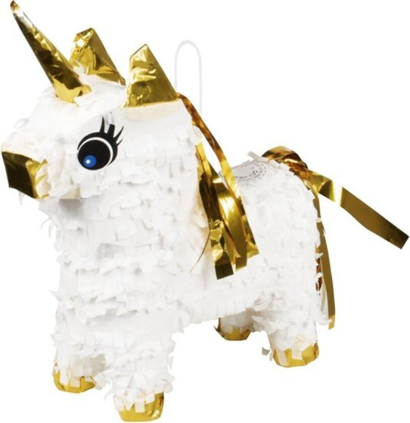 Mini Pinata Unicorn White