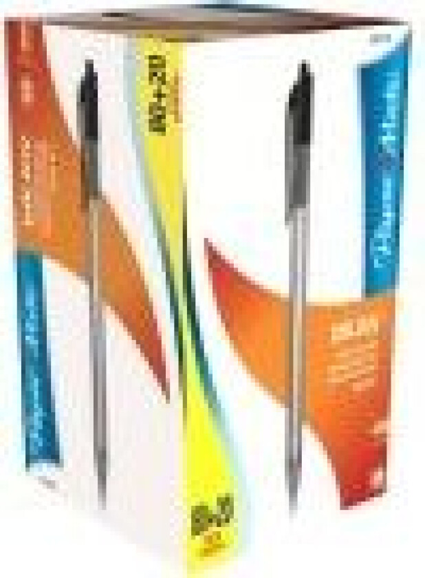 Bilde av Paper Mate InkJoy 100 RT - Kulepenn - svart - 1 mm - medium - retraktil (en pakke 100)