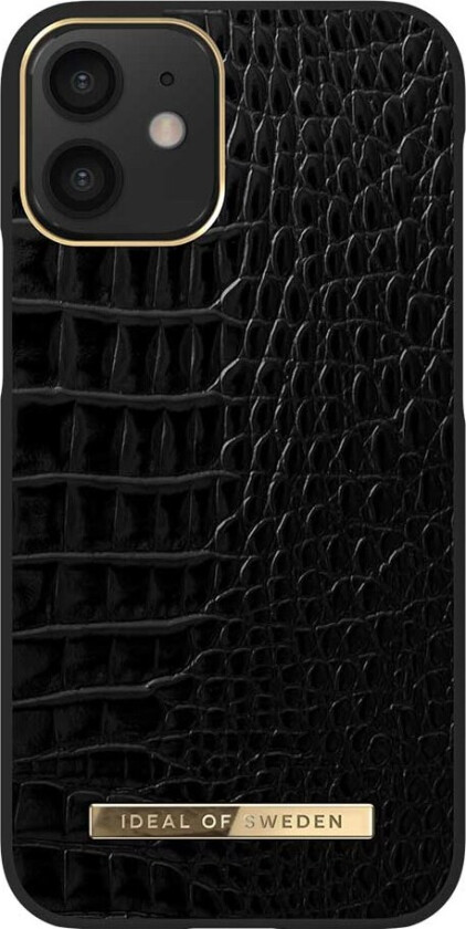 deksel til iPhone 12 mini (neo noir croco)
