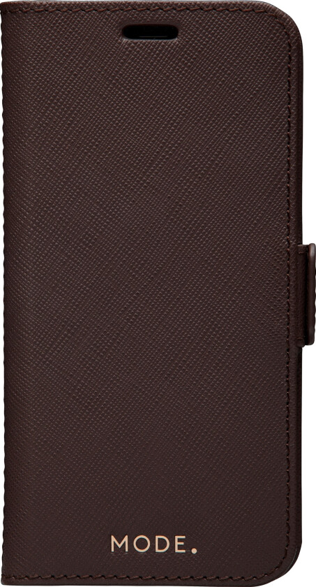 Dbramante1928 Milano lommebokdeksel iPhone 12/12 Pro (dark chocolate)