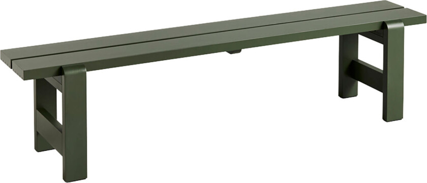 Bilde av HAY Weekday Bench 190x32 Cm / Olive