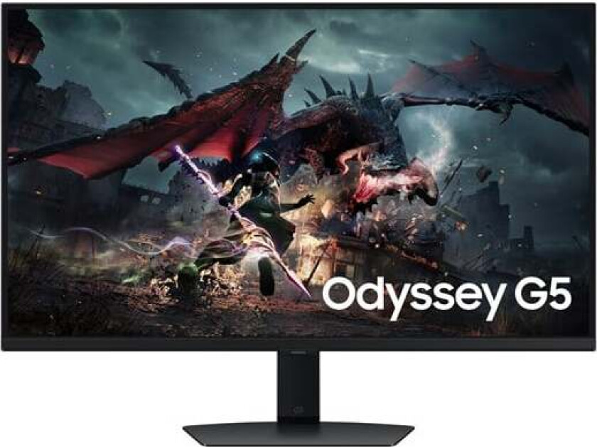 32" Samsung Odyssey G5 S32G50 - 2560x1440 - 180Hz - IPS - HDR400 - 1 ms - Skjerm