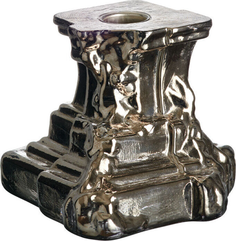Rocky Baroque Candlestick Glossy Glaze 95 Mm