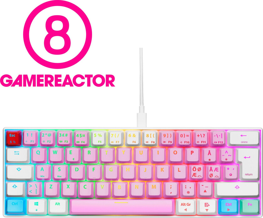 C-450 Mini PRO RGB gamingtastatur (Cotton Candy)
