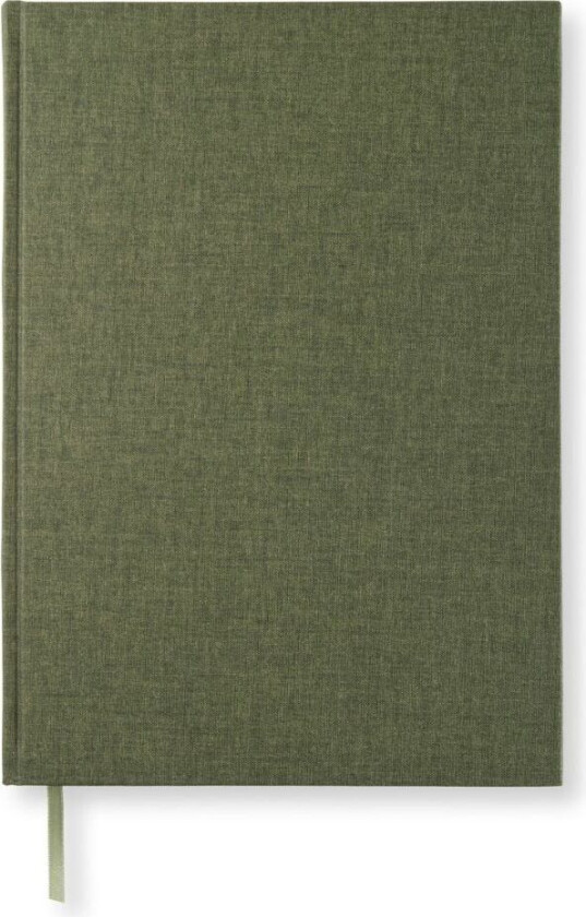 Notatbok A4 Ulinjert Khaki Green Paperstyle