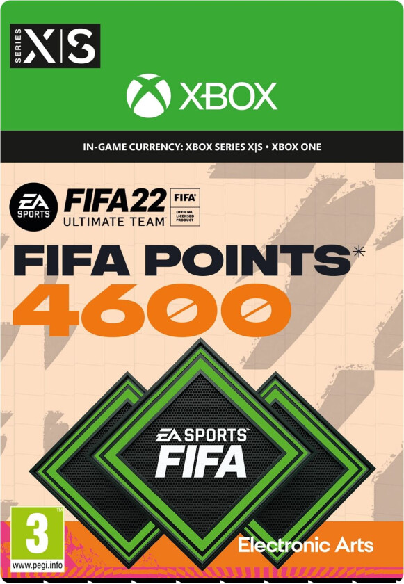 FIFA 22 FUT 4600 Ultimate Team Points - Xbox