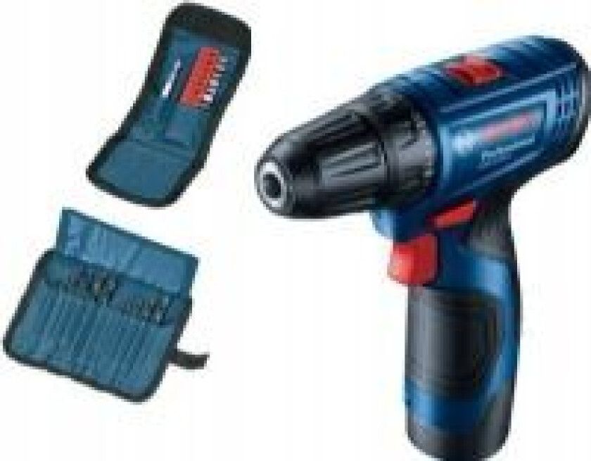 Batteridrevet drill Bosch GSR 120-LI 12 V 2 x batteri 2 Ah (06019G8002)
