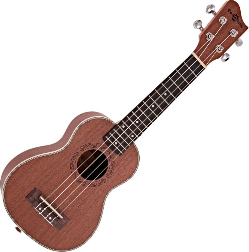 Gear4Music Sapele Sopran Ukulele fra Gear4Music
