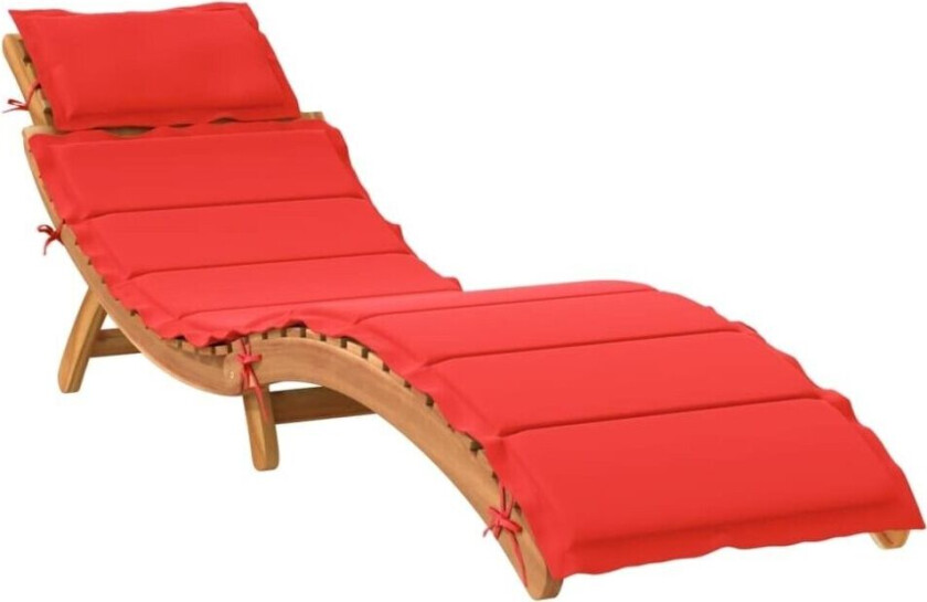 Solseng med pute rød heltre akasie