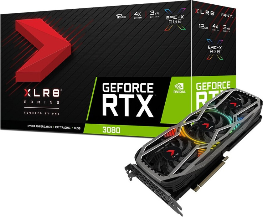 GeForce RTX™ 3080 12GB XLR8 Gaming REVEL EPIC-X RGB™ Triple Fan LHR