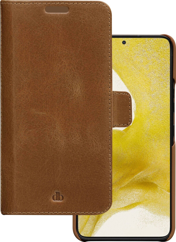 Dbramante1928 Lynge Samsung Galaxy S22 Plus lommebokdeksel (tan)