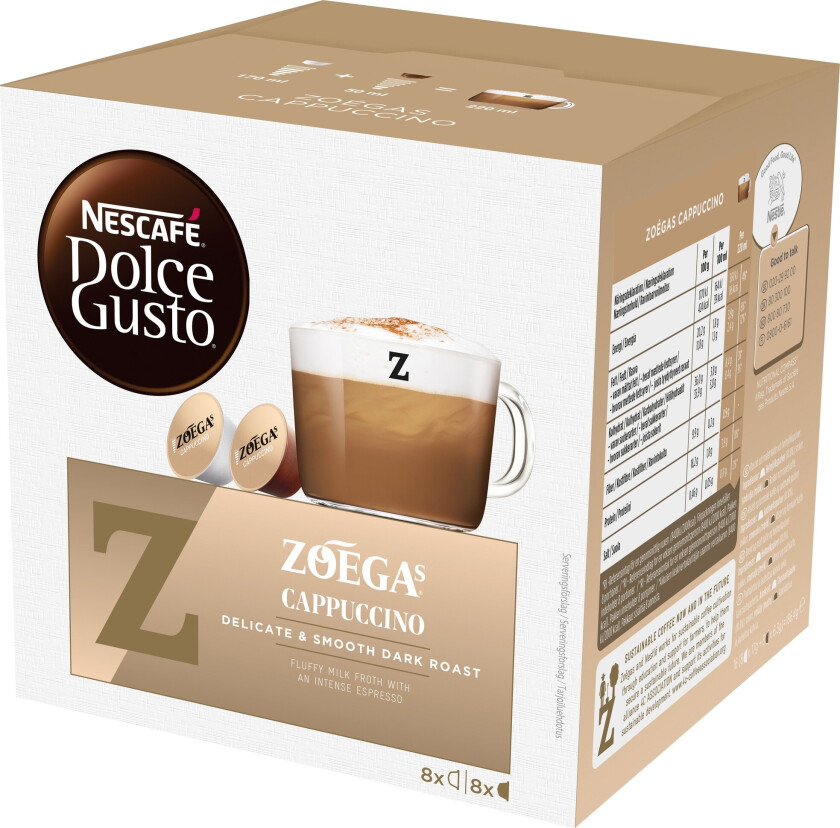 Zoegas cappuccino kaffekapsler NES12502657