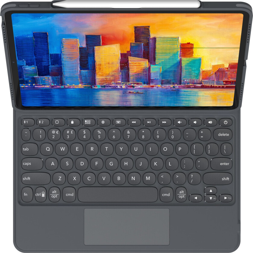 Pro Keys tastaturdeksel med trackpad til iPad Pro 12.9" (charcoal)