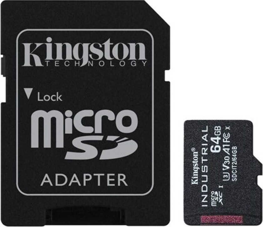 Industrial 64gb Microsdxc Uhs-i Memory Card