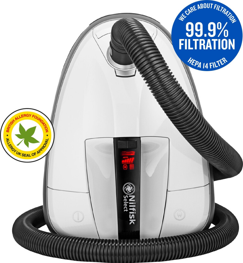 Select Allergy støvsuger (hvit)