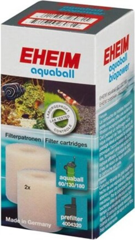 filter cartridge (2 pcs.) for aquaball 60-180 (2402/03) biopower (2411/12/13)