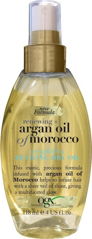 Argan Reviving Dry Oil, 118 ml  Hårolje