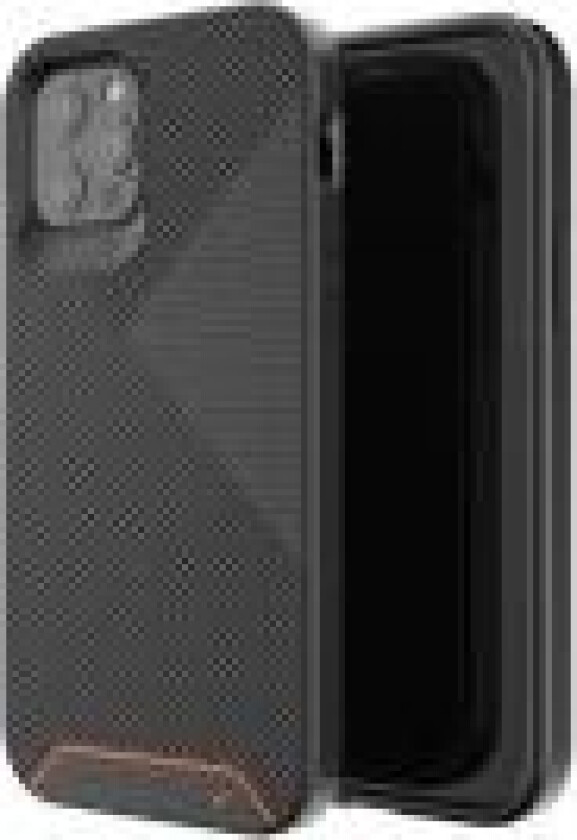 D3O Battersea beskyttelsesdeksel, Apple iPhone 12 / iPhone 12 Pro, svart/oransje