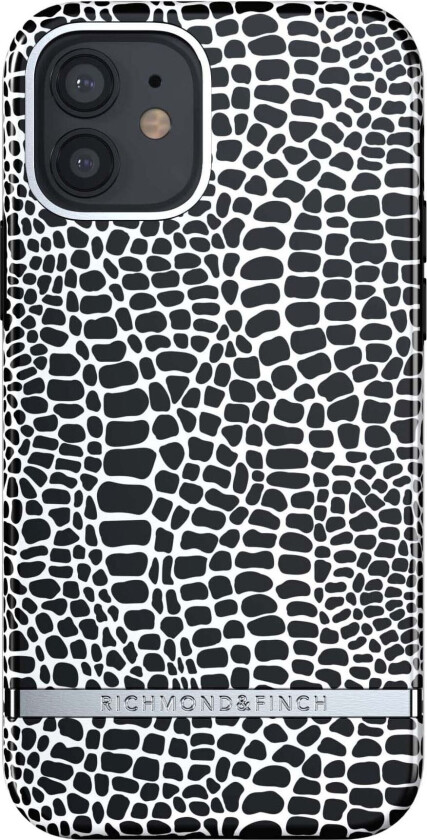 R&F telefondeksel til iPhone 12/12 Pro (black croc)