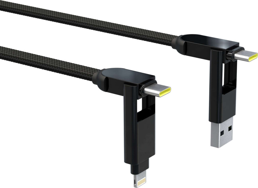 Bilde av InCharge XL multiportkabel (sort)