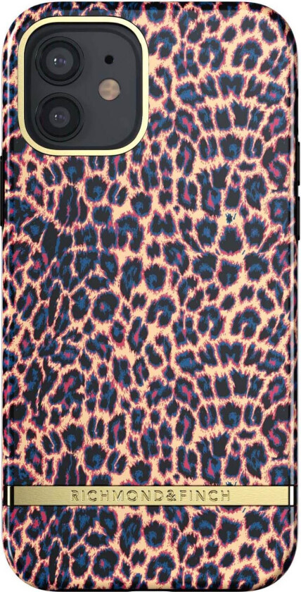 R&F telefondeksel til iPhone 12/12 Pro (apricot leopard)