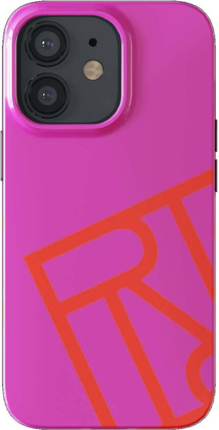 R&F telefondeksel til iPhone 12/12 Pro (fuchsia)