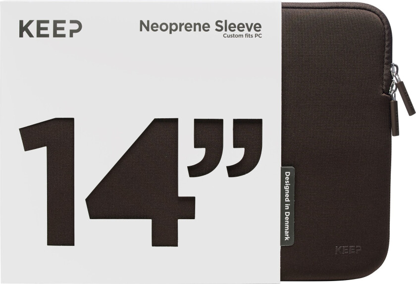 KEEP 14" PC neopren etui (Java Brown)