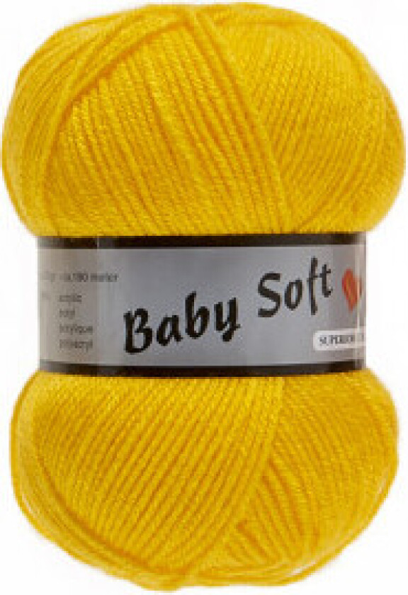 Lammy Baby Soft Garn 371 Gul
