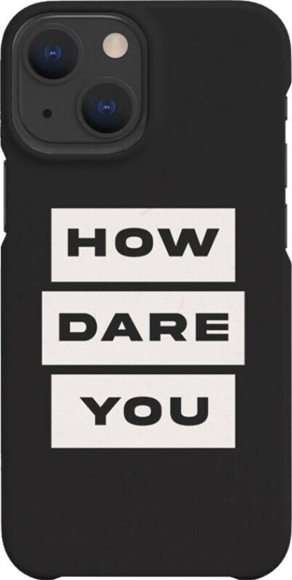 iPhone 13 hardt deksel (How dare you)