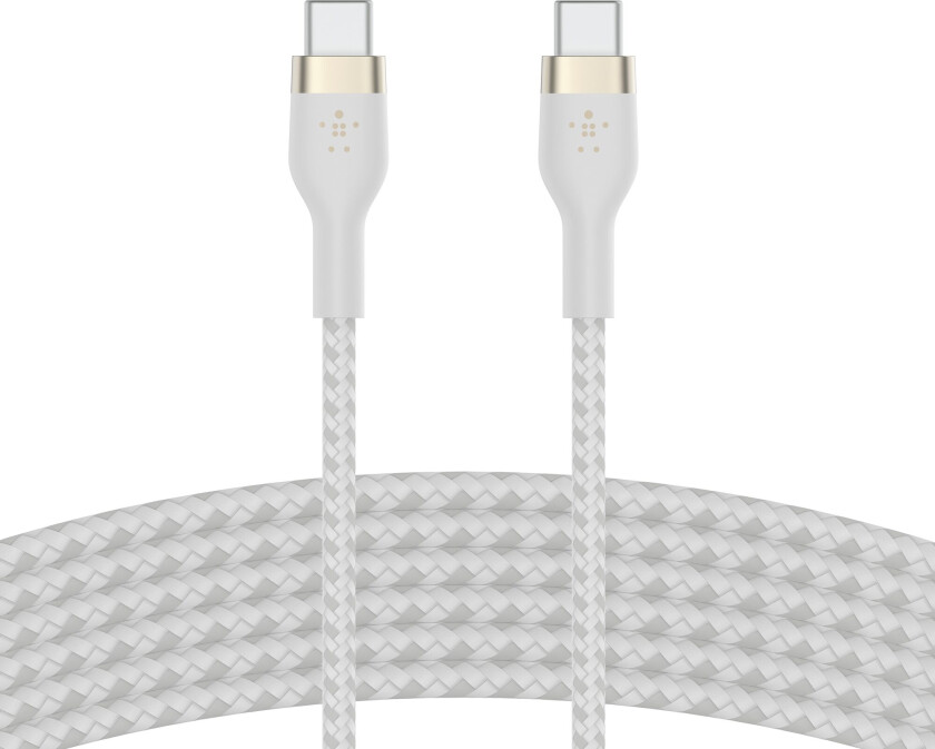 BoostCharge Pro Flex USB-C til USB-C 2.0 kabel (hvit)