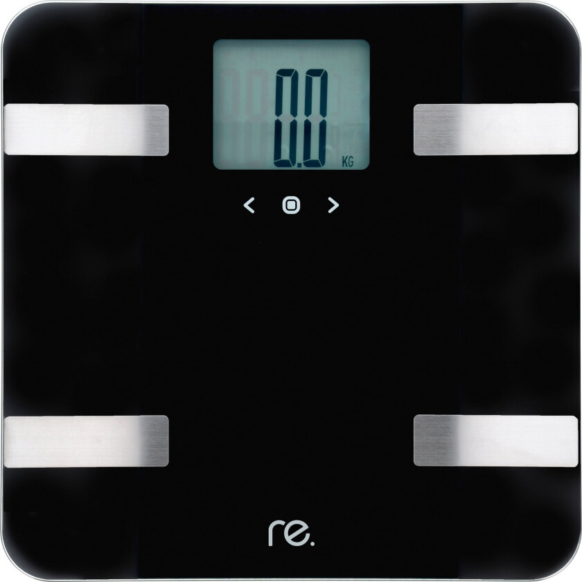 re. smart baderomsvekt 250 (sort)
