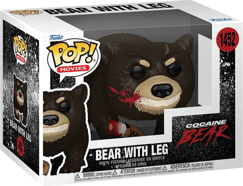 Pop! Vinyl Cocaine Bear med ben figur