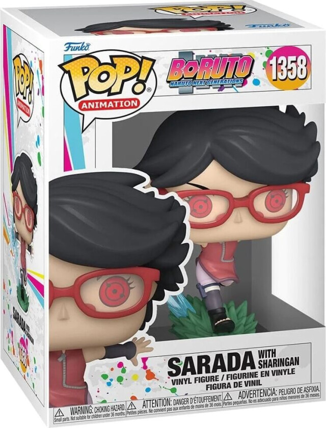 Pop! Vinyl Boruti Sarada med sharingan figur