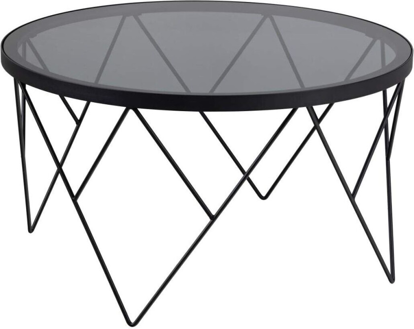 Halstow sofabord Ø80cm grå.