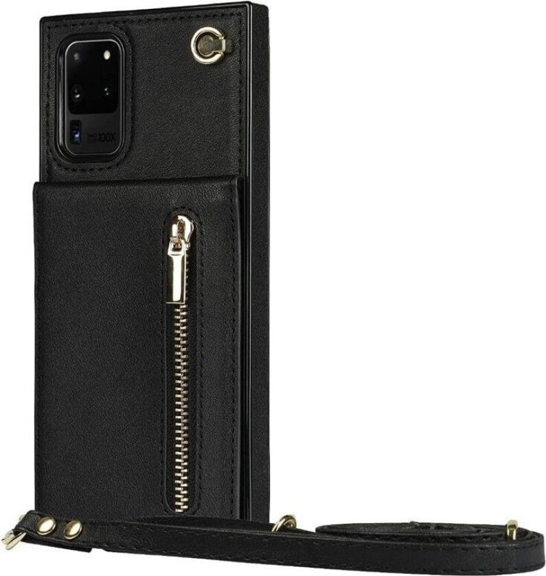 Zipper halskjede deksel Samsung Galaxy S20 Ultra - Sort