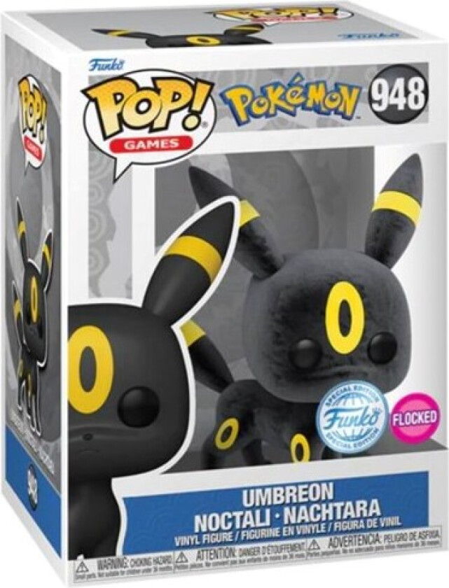 ! Pokémon Flocked Excl - Umbreon vinylfigur 948